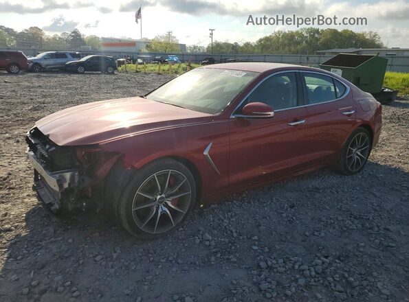 KMTG54LE7KU034397 2019 GENESIS G70 Бордовый Передняя левая четверть