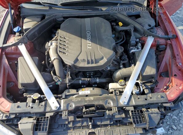 KMTG54LE7KU034397 2019 GENESIS G70 Бордовый Вид задней части салона