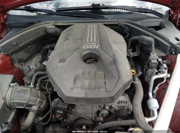 KMTG64LA8LU046599 2020 GENESIS G70 Красный Вид сзади