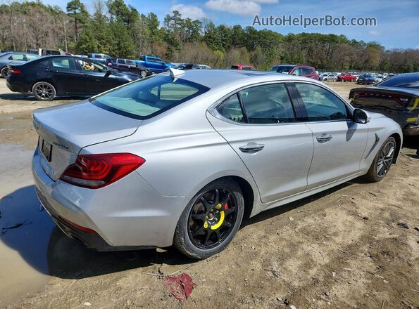 KMTG74LE6KU023563 2019 GENESIS G70 Silver უკანა მარჯვენა