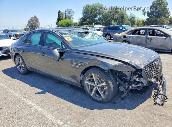 KMTGA4SC0RU242482 2024 GENESIS G80 Серый Передняя правая четверть