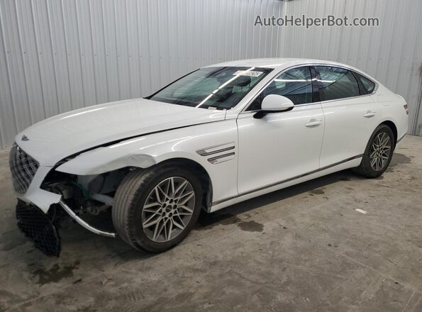 KMTGA4SC0TU326583 2026 GENESIS G80 White სალონის 360-გრადუსიანი ხედი