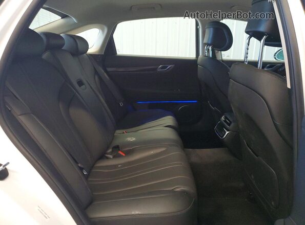 KMTGA4SC0TU326583 2026 GENESIS G80 White უკანა სავარძლების ხედი