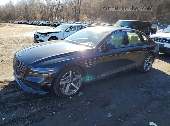 KMTGA4SC2RU221939 2024 GENESIS G80 Black Przód lewy