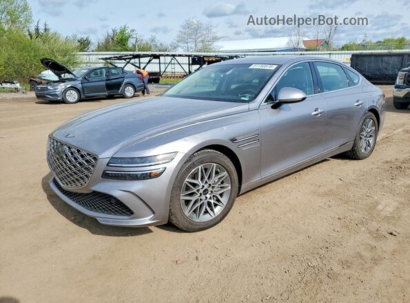 KMTGA4SC4SU267231 2025 GENESIS G80 Серый Передняя левая четверть