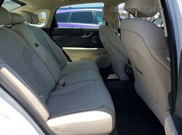 KMTGC4SD1MU049138 2021 GENESIS G80 White Vista de los asientos traseros