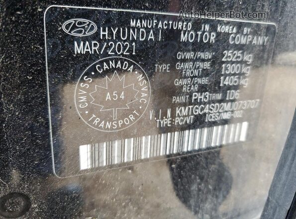 KMTGC4SD2MU073707 2021 GENESIS G80 Black ძრავის განყოფილების ხედი