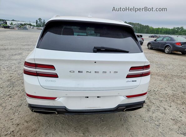 KMUHCESC0PU141553 2023 GENESIS GV80 White Հետևի տեսք