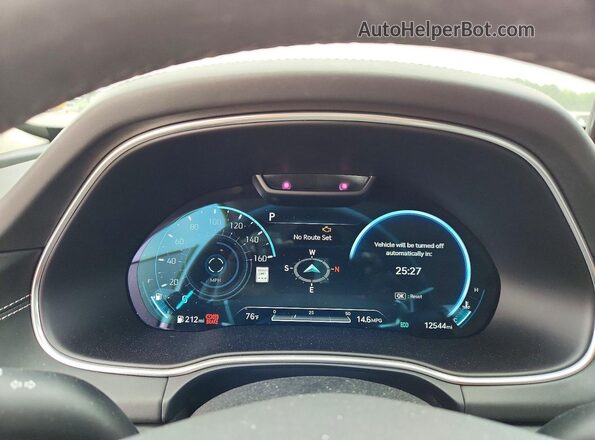 KMUHCESC0PU141553 2023 GENESIS GV80 White Սարքավորումների վահանակի տեսք