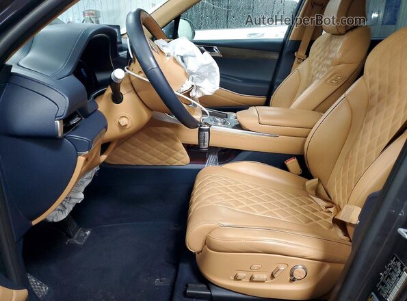 KMUHCESC4PU112640 2023 GENESIS GV80 Gray Widok wnętrza z przodu