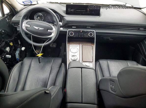 KMUHCESC8NU091854 2022 GENESIS GV80 Gray Widok deski rozdzielczej