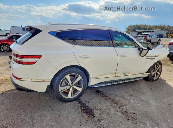 KMUHCESCXPU137378 2023 GENESIS GV80 White უკანა მარჯვენა