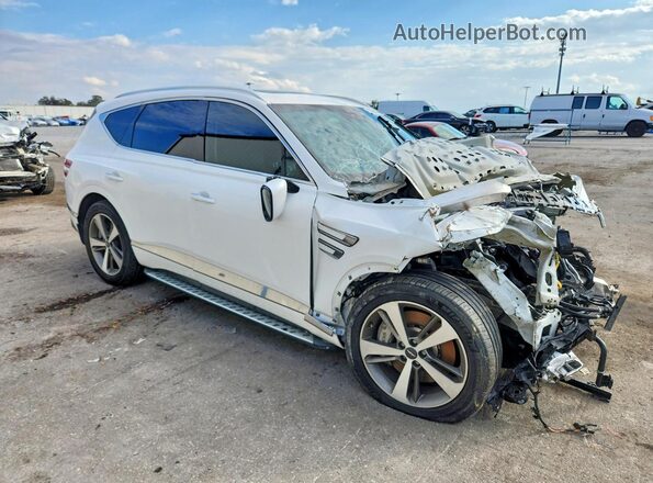 KMUHCESCXPU137378 2023 GENESIS GV80 White წინა მარჯვენა