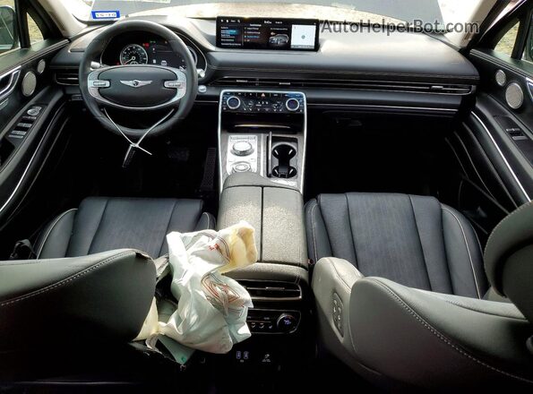 KMUHCESCXRU188298 2024 GENESIS GV80 Black Widok deski rozdzielczej