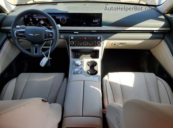 KMUHDESC1SU226102 2025 GENESIS GV80 Black Dashboard view