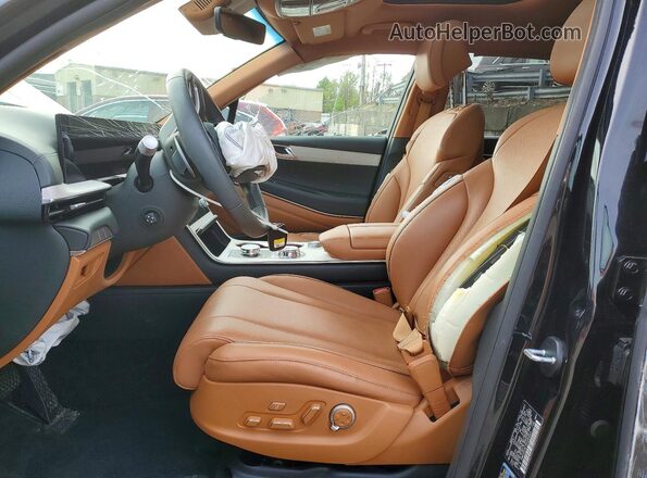 KMUHDESC7SU255541 2025 GENESIS GV80 Black Vista interior delantera