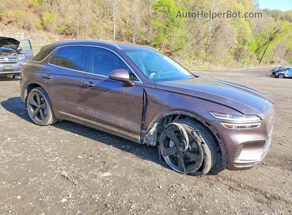 KMUMADTB2PU135001 2023 GENESIS GV70 Коричневый Передняя правая четверть