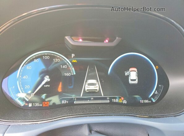 KMUMADTB3PU090022 2023 GENESIS GV70 Красный Вид щитка приборов
