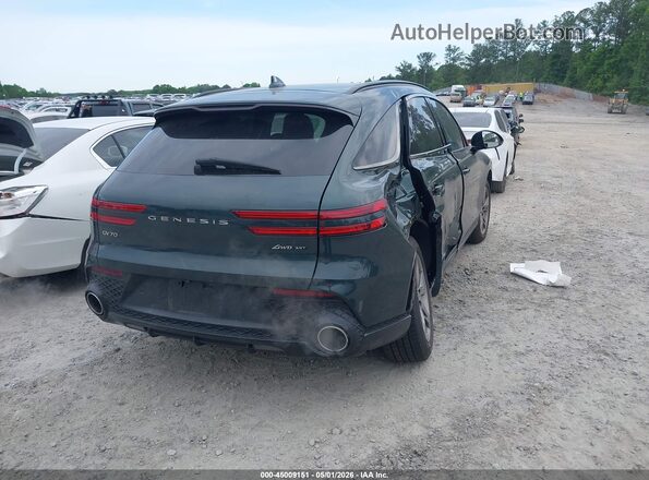 KMUMCDTC4PU086127 2023 GENESIS GV70 Зеленый Задняя правая четверть