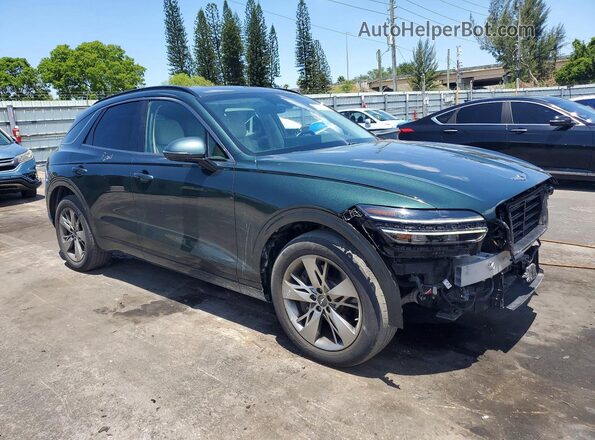 KMUMCDTC5NU037452 2022 GENESIS GV70 Green Przód prawy