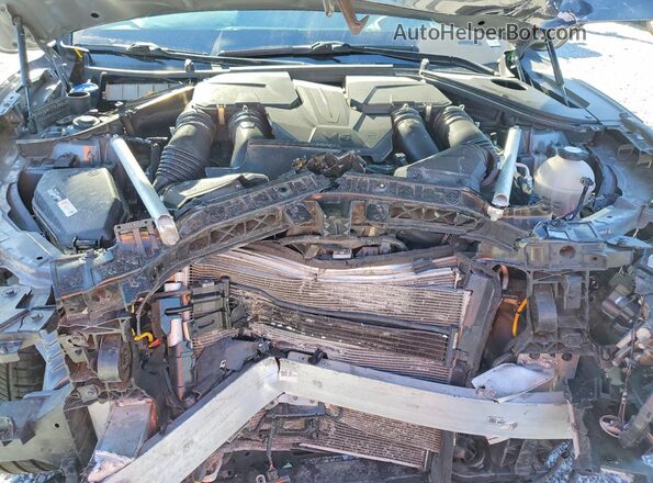 KMUMCDTC6NU077507 2022 GENESIS GV70 Gray Vista del compartimento del motor