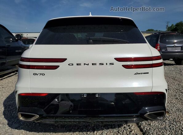 KMUMEDTCXTU227822 2026 GENESIS GV70 Белый Вид сзади
