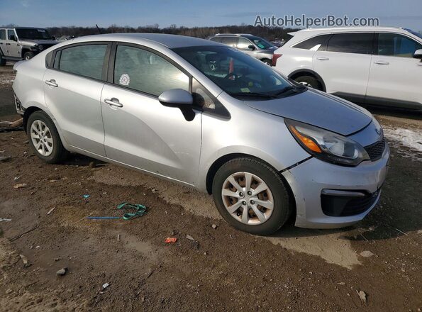 KNADM4A33G6677523 2016 KIA RIO Серебряный Передняя правая четверть