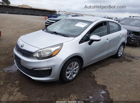 KNADM4A34G6691155 2016 KIA RIO Silver Przód lewy