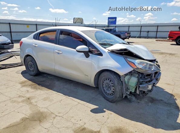 KNADM4A37G6540665 2016 KIA RIO Silver Front right