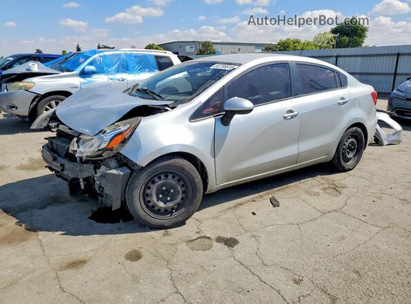 KNADM4A37G6540665 2016 KIA RIO Silver Front left