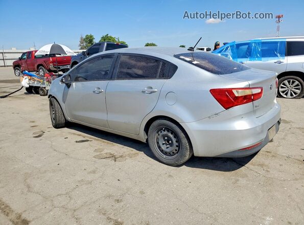 KNADM4A37G6540665 2016 KIA RIO Silver Rear left