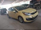 2016 Kia Rio Lx Yellow vin: KNADM4A39G6547035