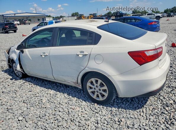 KNADM4A39G6639004 2016 KIA RIO Белый Задняя левая четверть