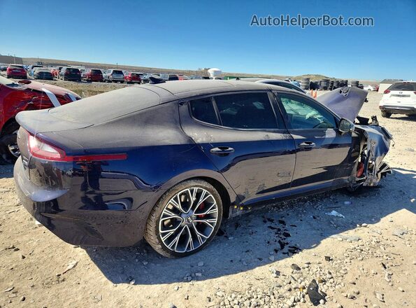 KNAE35LC1L6085090 2020 KIA STINGER Синий Задняя правая четверть