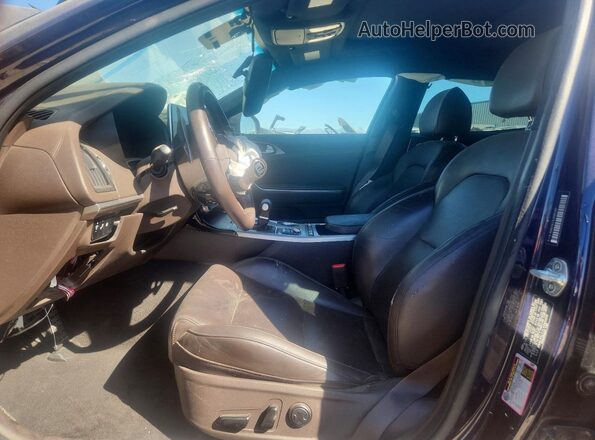 KNAE35LC1L6085090 2020 KIA STINGER Синий Вид салона спереди