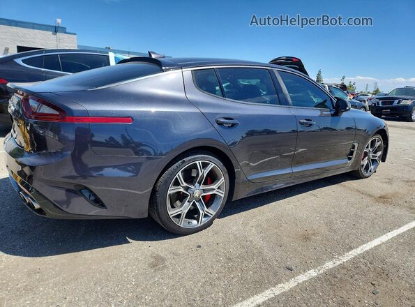 KNAE35LC9K6057763 2019 KIA STINGER Черный Задняя правая четверть