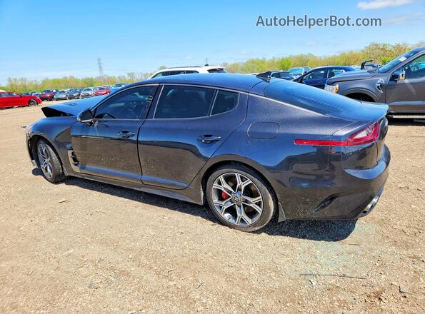 KNAE35LCXK6046464 2019 KIA STINGER Charcoal Հետևի ձախ