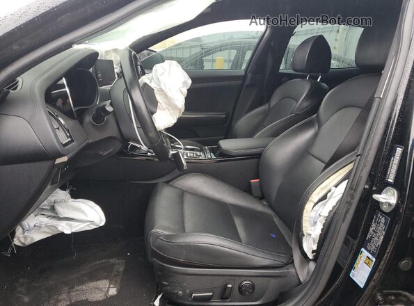 KNAE35LD2P6127961 2023 KIA STINGER Black Вид салону спереду