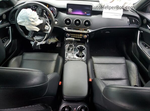 KNAE35LD2P6127961 2023 KIA STINGER Black Вид панелі приладів