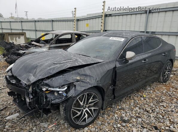 KNAE35LD2P6127961 2023 KIA STINGER Black Передня ліва чверть