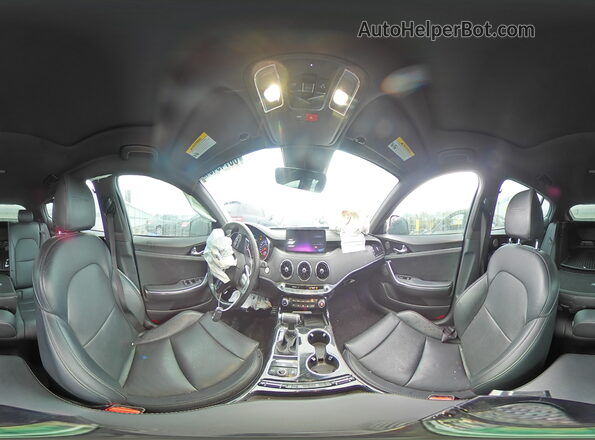 KNAE35LD2P6127961 2023 KIA STINGER Black Вид наклейки з VIN-кодом