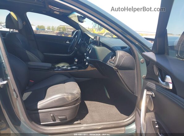 KNAE35LD4P6130103 2023 KIA STINGER Зеленый Вид салона спереди