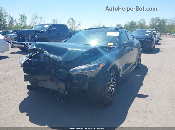 KNAE35LD4P6130103 2023 KIA STINGER Зеленый Передняя левая четверть