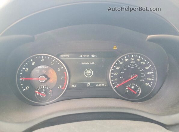 KNAE45LC1J6011534 2018 KIA STINGER Черный Вид щитка приборов