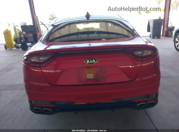 KNAE55LC6J6010909 2018 KIA STINGER Красный 