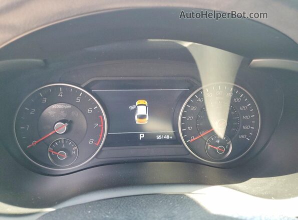 KNAE55LC7L6073696 2020 KIA STINGER Белый Вид щитка приборов