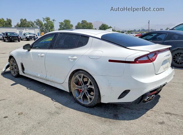 KNAE55LC7L6073696 2020 KIA STINGER Белый Задняя левая четверть