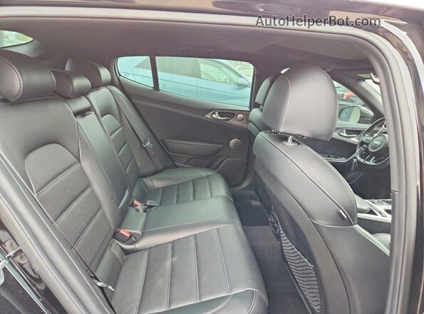 KNAE55LC9M6089643 2021 KIA STINGER Black Widok tylnych siedzeń