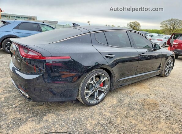 KNAE55LC9M6089643 2021 KIA STINGER Black Tył prawy