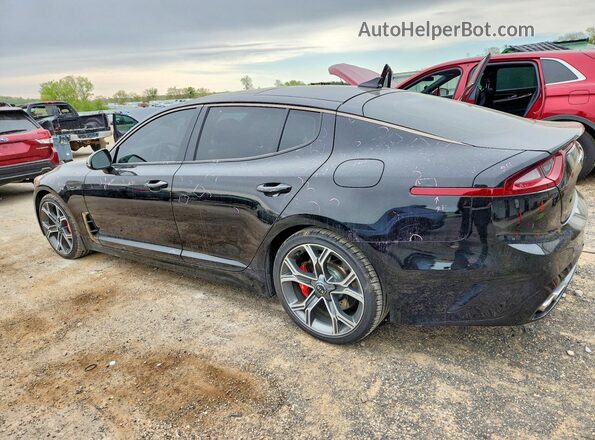 KNAE55LC9M6089643 2021 KIA STINGER Black Tył lewy